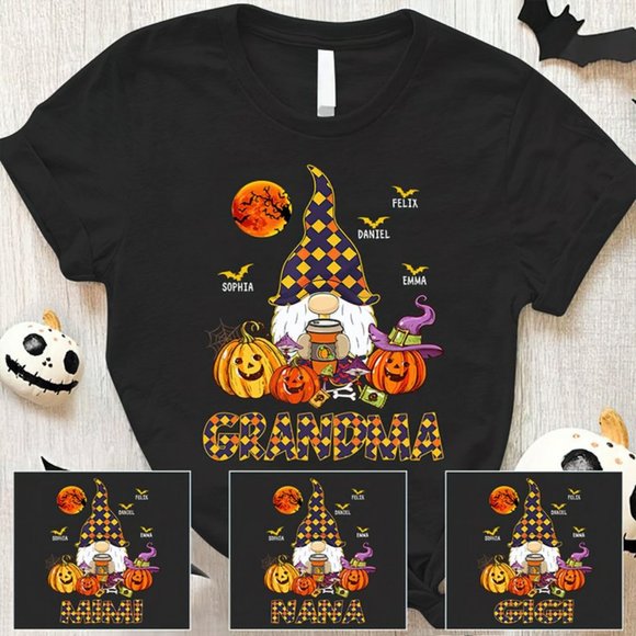Other - Grandma Gnome Halloween Name Shirt